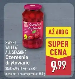 ALDI Czereśnie drylowane Sweet Valley oferta