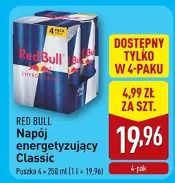 ALDI Napój energetyzujący Classic Red Bull oferta