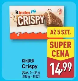 ALDI Baton Kinder Crispy oferta