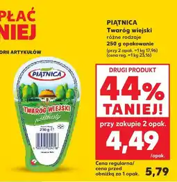 Kaufland Twaróg wiejski, różne rodzaje Piątnica oferta