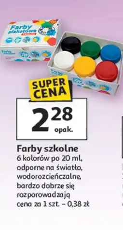 Auchan Farby szkolne oferta