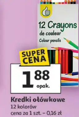 Auchan Kredki ołówkowe Crayons oferta
