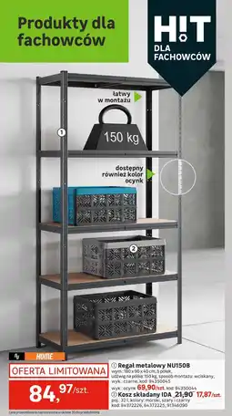 Leroy Merlin Regał magazynowy oferta