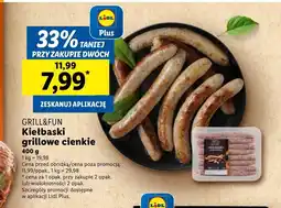 Lidl Kiełbaski Grill&Fun oferta