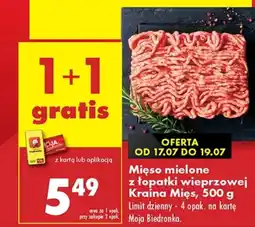 Biedronka Mięso mielone Limit oferta