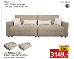 Black Red White Sofa Belfast oferta