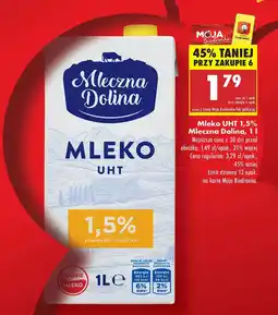 Biedronka Mleko Mleczna Dolina oferta
