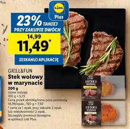 Lidl Stek wołowy Grill&Fun oferta