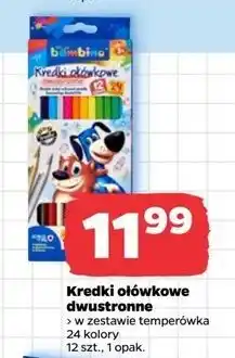 Netto Kredki dwustronne 24 kolory Moje Bambino oferta
