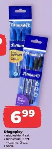 Netto Długopis stick czarny + niebieski Pelikan oferta