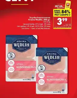 Biedronka Szynka konserwowa Kraina Wędlin oferta