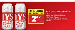 Biedronka Piwo Tyskie Gronie oferta