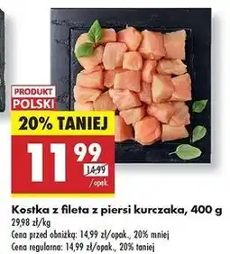 Biedronka Kostka z fileta piersi kurczaka oferta