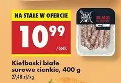 Biedronka Kiełbaski białe surowe Czas Na Grill oferta