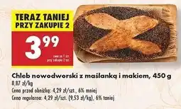 Biedronka Chleb nowodworski z maślanką i makiem oferta