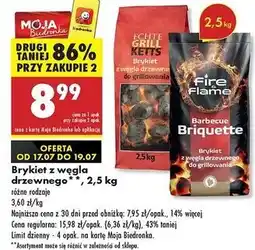 Biedronka Brykiet z węgla drzewnego oferta