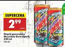 Biedronka Napój spark cytrynowo-malinowy Mountain Dew oferta