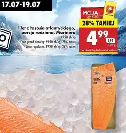 Biedronka Filet z łososia atlantyckiego Marinero oferta