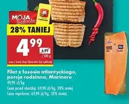 Biedronka Łosoś atlantycki świeży filet Marinero oferta