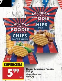 Biedronka Chipsy stek American Foodie oferta