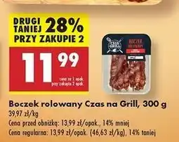 Biedronka Boczek rolowany na grilla Czas Na Grill oferta