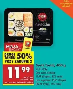 Biedronka Sushi toshii 4You oferta