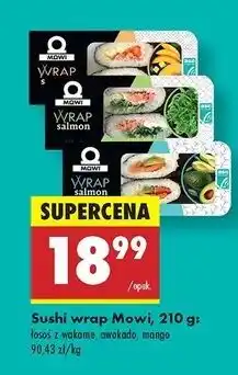 Biedronka Wrapy z łososiem mango Mowi oferta