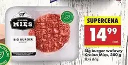 Biedronka Big burger wołowy Kraina Mięs oferta