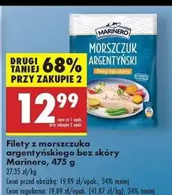 Biedronka Morszczuk argentyński filety bez skóry Marinero oferta