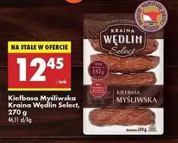 Biedronka Kiełbasa myśliwska Kraina Wędlin Select oferta