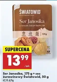 Biedronka Ser janosika z sosem żurawinowym Światowid oferta