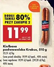 Biedronka Kiełbasa podwawelska Krakus Animex oferta