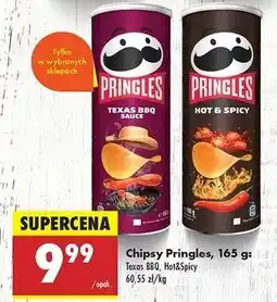 Biedronka Chipsy texas bbq sauce Pringles oferta