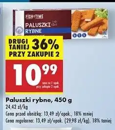 Biedronka Paluszki rybne panierowane Fish Time oferta
