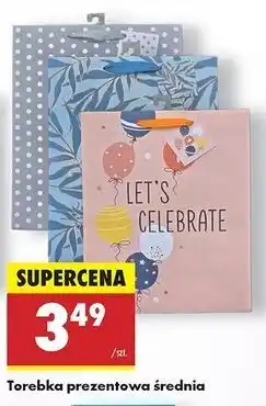 Biedronka Torebka prezentowa średnia oferta