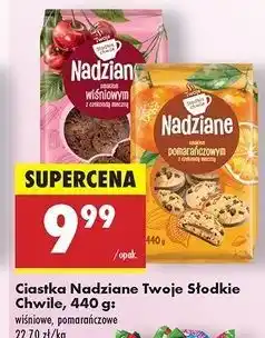 Biedronka Ciastka z nadzieniem pomarańczowym Twoje Słodkie Chwile oferta