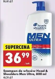 Biedronka Szampon do włosów men ultra old spice Head&Shoulders oferta