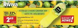 Biedronka Lemoniada cytryna - limonka Riviva oferta