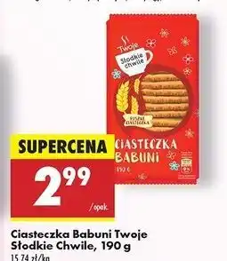 Biedronka Ciasteczka babuni Twoje Słodkie Chwile oferta