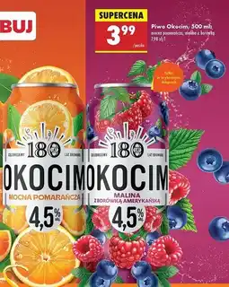 Biedronka Piwo Okocim Mocna Pomarańcza oferta