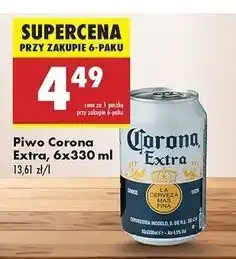 Biedronka Piwo Corona Extra oferta