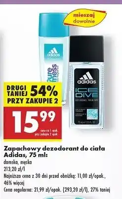 Biedronka Dezodorant Adidas Pure Lightness oferta