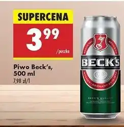 Biedronka Piwo Beck's Imported oferta