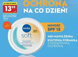 Biedronka Krem nawilżający z ochroną uv spf 15 Nivea Soft oferta