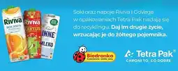 Biedronka Napój roślinny nie-mleko owies Govege oferta
