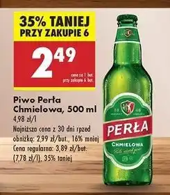 Biedronka Piwo Perła Chmielowa oferta