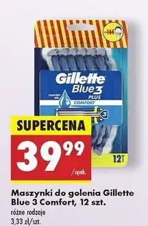 Biedronka Maszynka do golenia Gillette Blue 3 Plus oferta