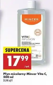 Biedronka Płyn micelarny regenerujący Mincer Pharma Vitacinfusion oferta