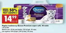 Biedronka Papier toaletowy super soft Queen Premium oferta