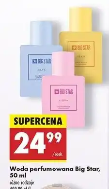 Biedronka Woda perfumowana aeris Big Star oferta